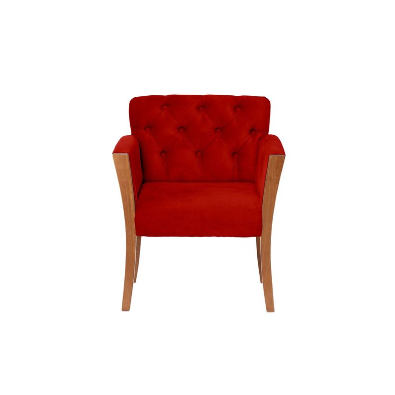 LATAM HOME - Sitial Kiel Capitoné Tela Velvet Burdeo