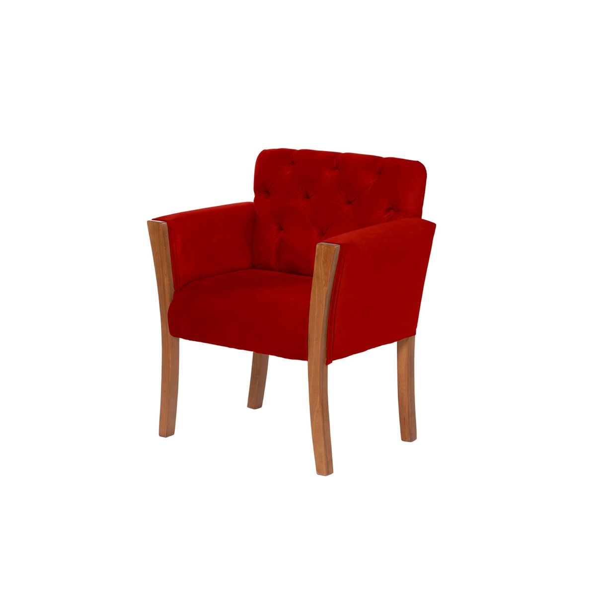 LATAM HOME - Sitial Kiel Capitoné Tela Velvet Burdeo