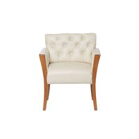 Sitial Kiel Capitoné PU Beige