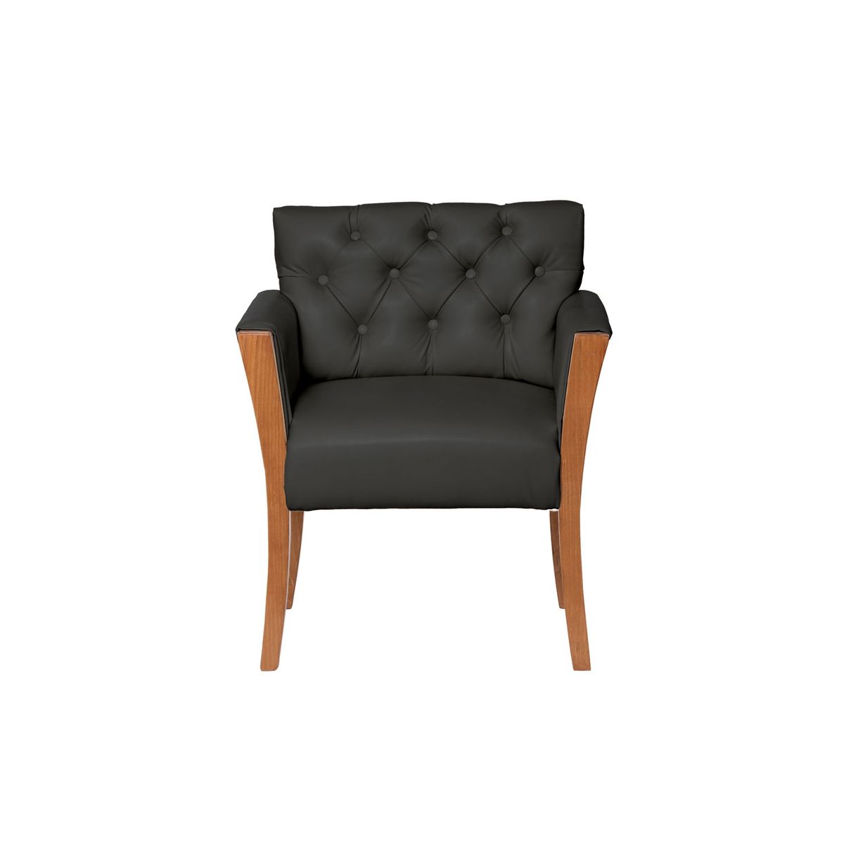 LATAM HOME - Sitial Latam Home Kiel Capitoné Negro Pu