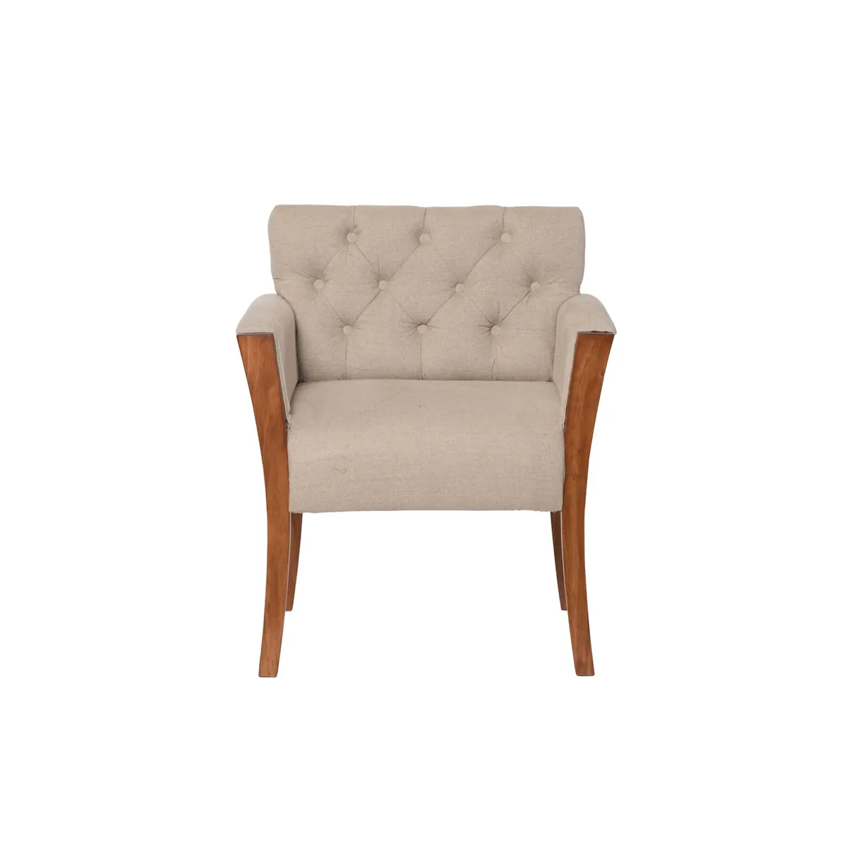 LATAM HOME - Sitial Kiel Capitoné Lino Natural