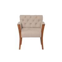 Sitial Kiel Capitoné Lino Natural