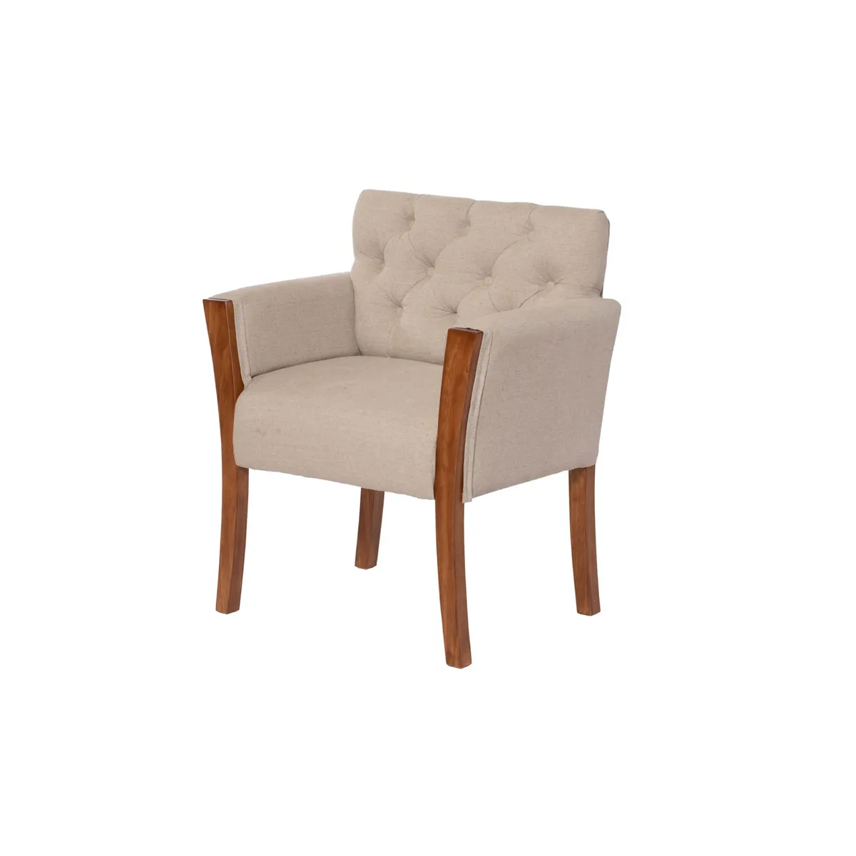 LATAM HOME - Sitial Kiel Capitoné Lino Natural