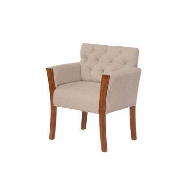 Imagen 2 del producto Sitial Kiel Capitoné Lino Natural