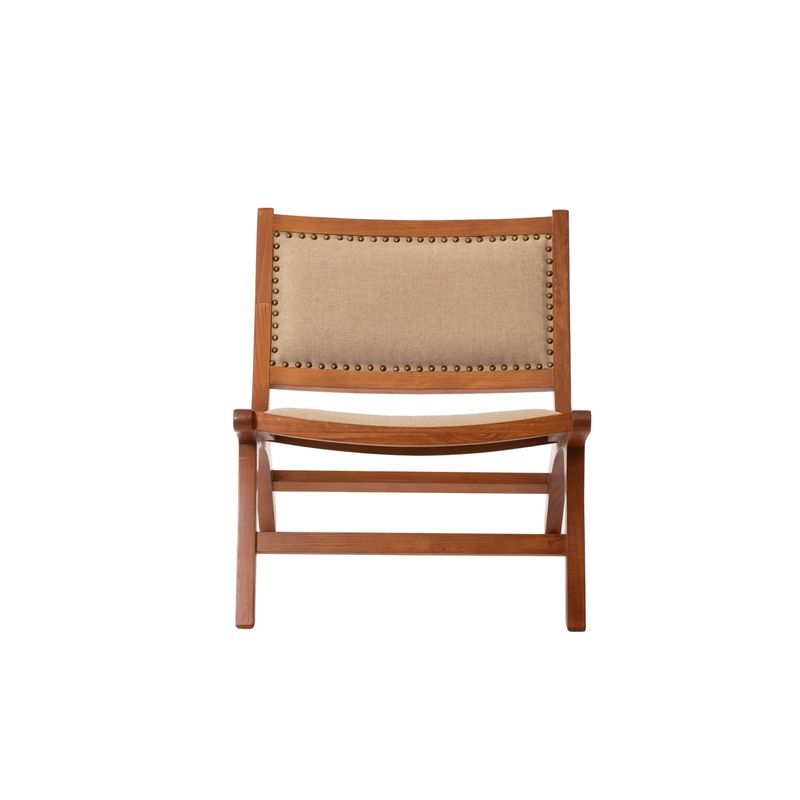 LATAM HOME - Sitial Latam Home Hannover Lino Natural Y Madera
