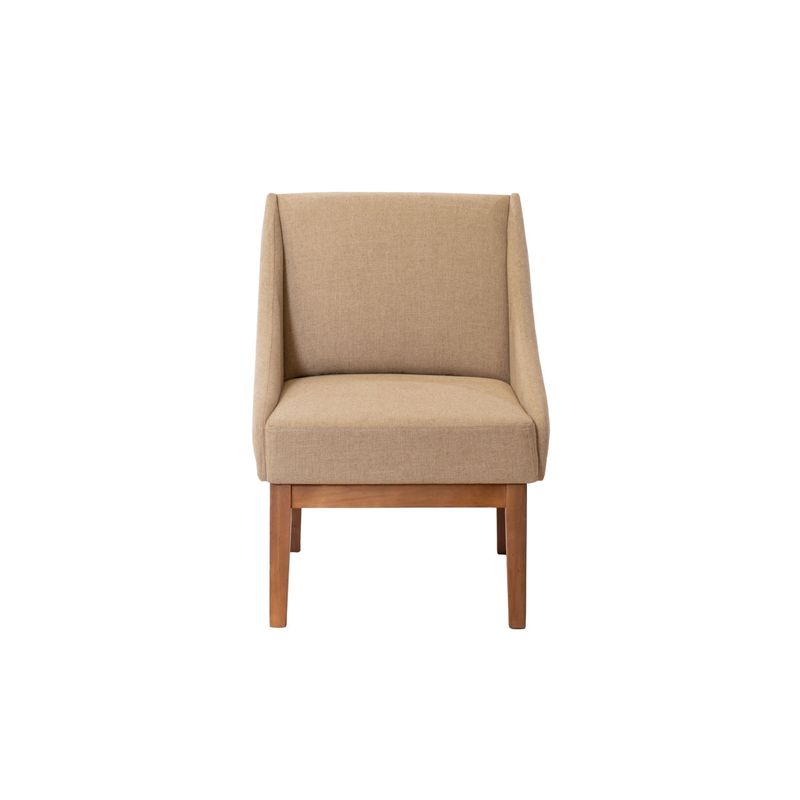 LATAM HOME - Sitial Latam Home Berlin Lino Natural Patas Madera