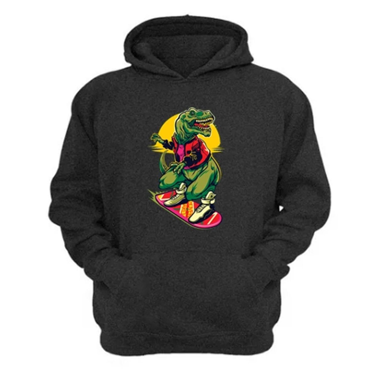GENERICO - POLERON CANGURO DINOSAURIO SKATE