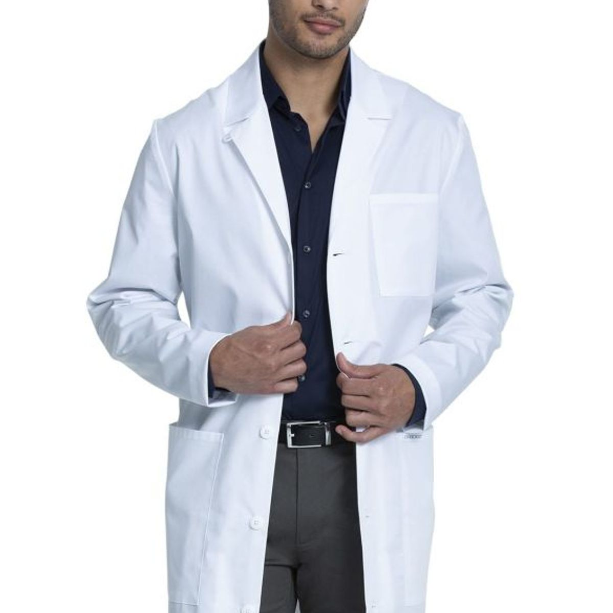 CHEROKEE - Delantal Clínico Blanco de Hombre Cherokee CK412 - Uniformes Clínicos