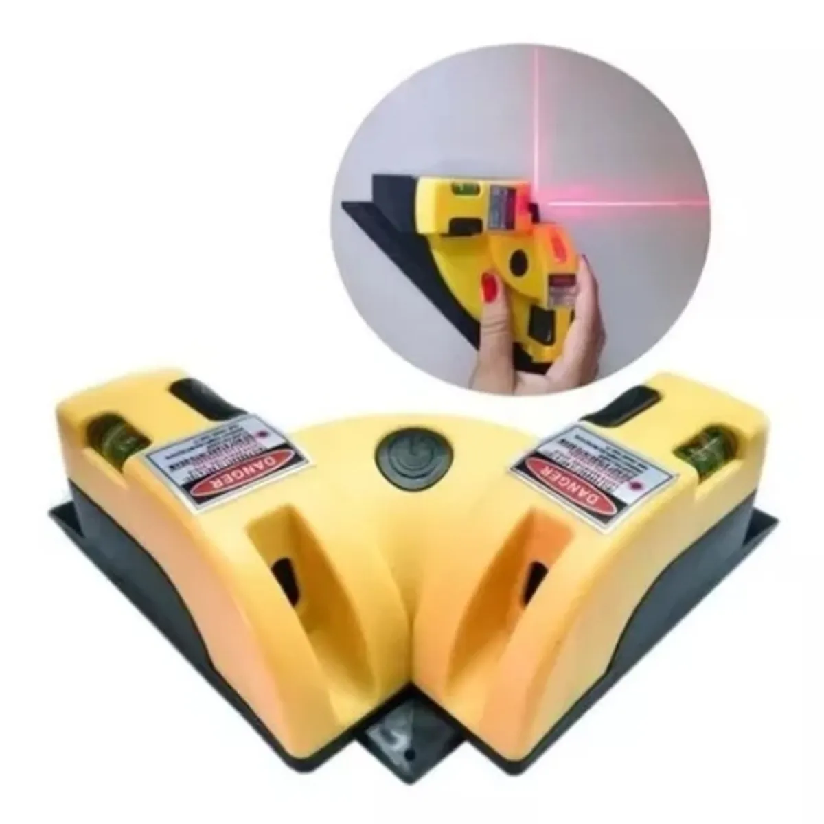 GENERICO - Nivel Laser Escuadra Angulo 90° Ángulo Recto