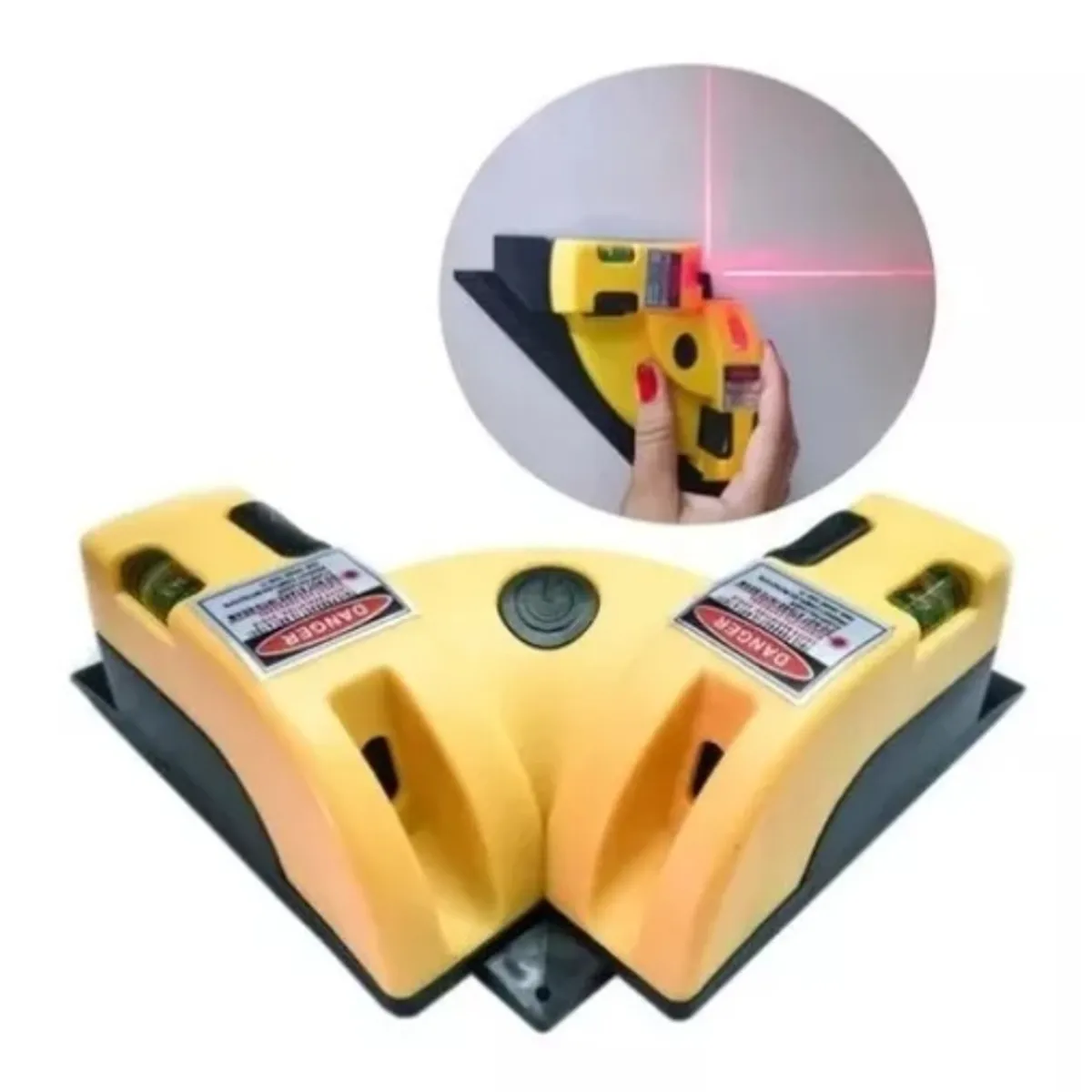 GENERICO - Nivel Laser Escuadra Angulo 90° Ángulo Recto