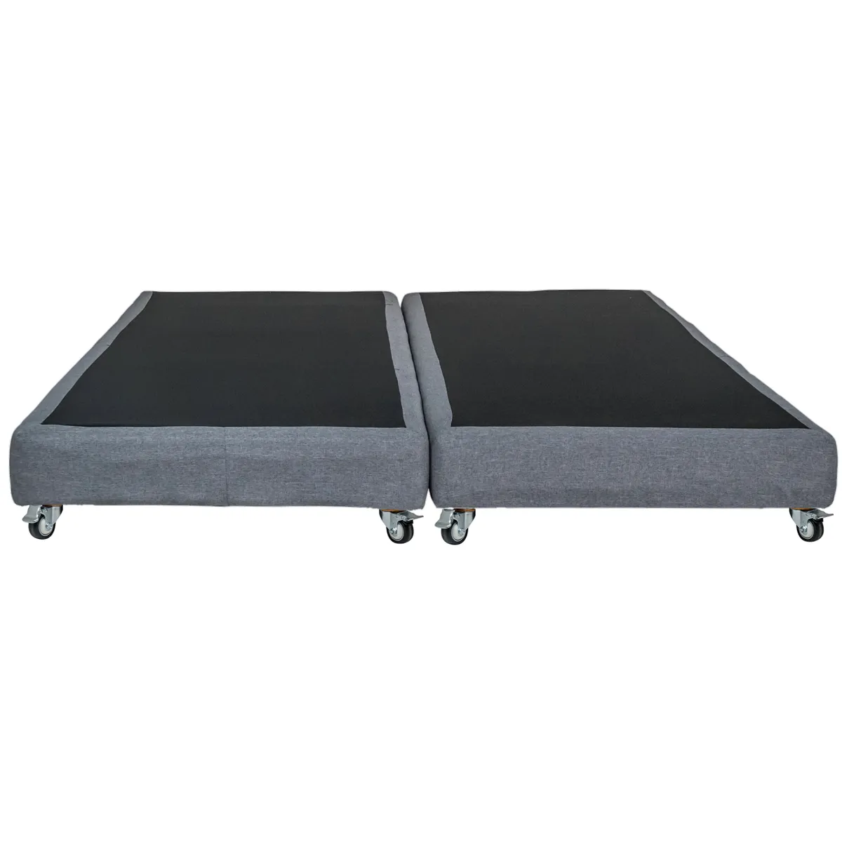 BLOCCARE - Base de Cama King Box 13 cm largo 200 cm Base dividida con Ruedas Deluxe