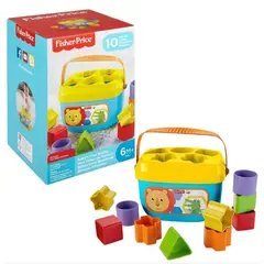FISHER PRICE - Cubo encaje primeros bloques del bebé