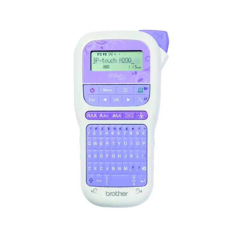 BROTHER - Rotuladora Portatil Brother P-touch PT-H200 Lila