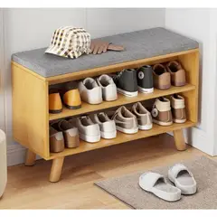 GENERICO - Zapatero Organizador Banca Probador De Zapato Home Madera