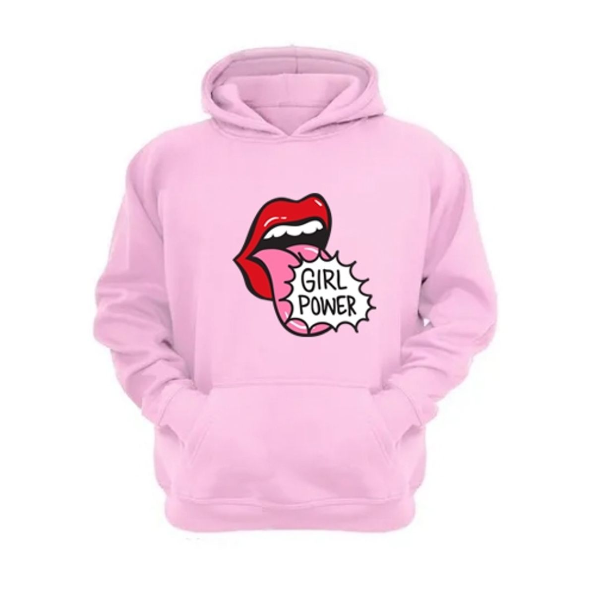GENERICO - POLERON CANGURO GIRL POWER
