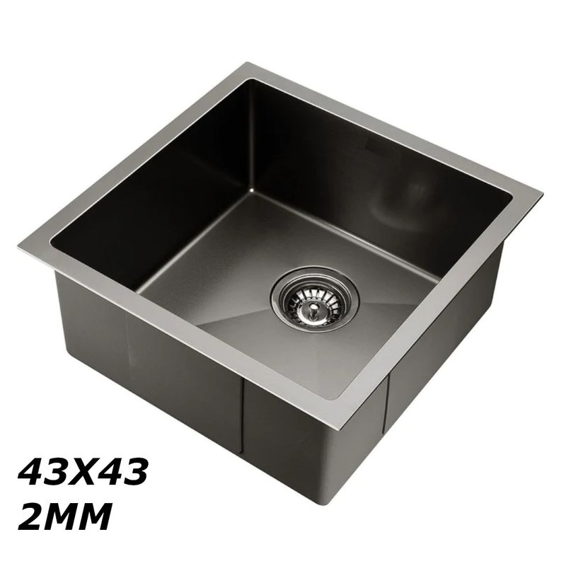 OEM - Lavaplatos Dekora 43X43Cm 2Mm Para Empotrar Sobre O Bajo Cubierta