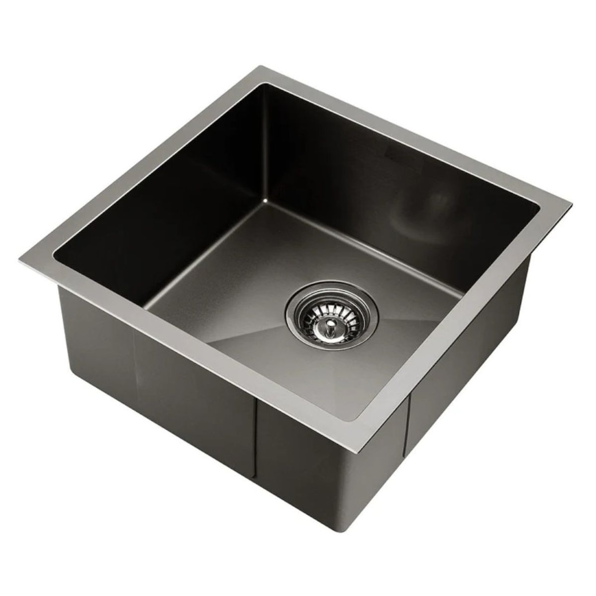 OEM - Lavaplatos Dekora Negro 39X36 2Mm Para Empotrar Sobre O Bajo Cubierta