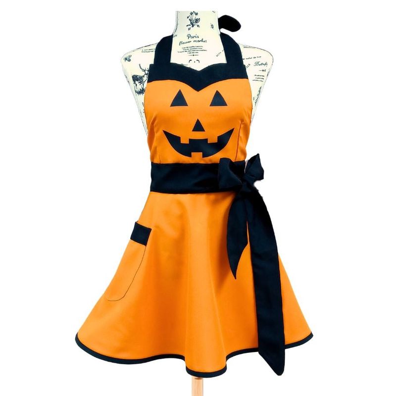 GENERICO - Delantal de cocina Mujer Diseño Halloween