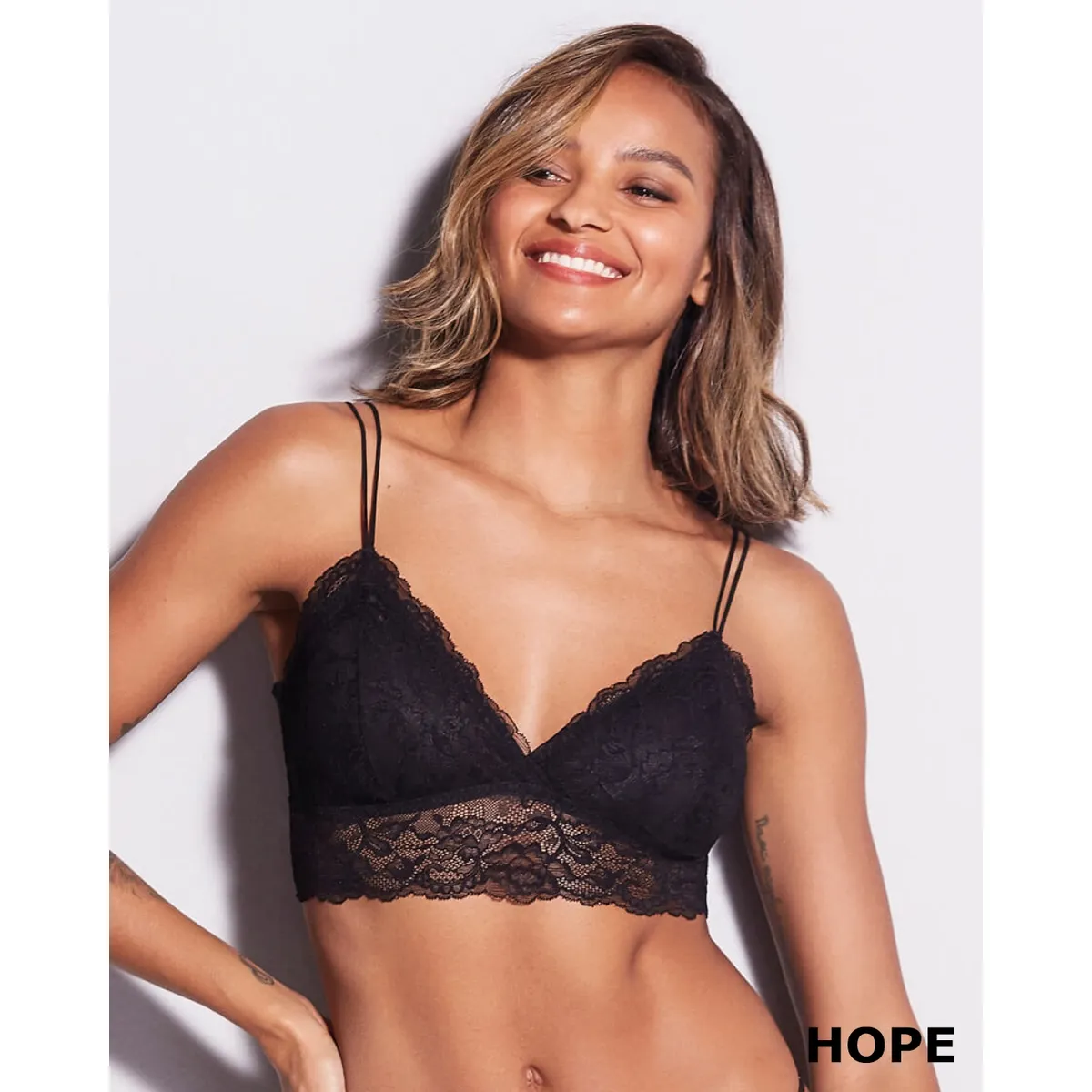 HOPE - Sosten Bralette Negro