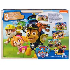 IMEXPORTA - Paw Patrol Set De 3 Puzzles De Madera