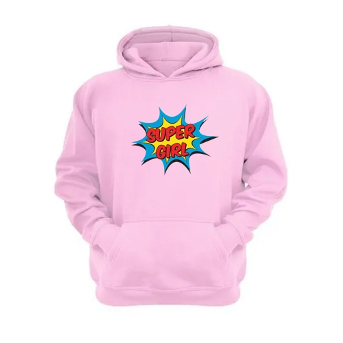 GENERICO - POLERON CANGURO SUPER GIRL