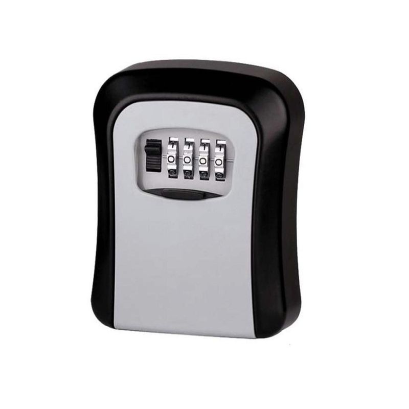 MOBII - Caja Metalica Guarda Llaves con Clave. AirBNB.