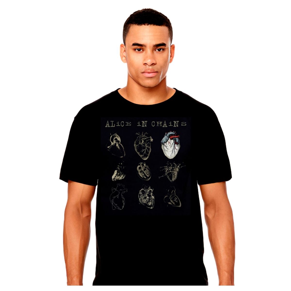 GENERICO - Alice In Chains - Heart - Rock - Polera