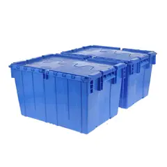 WENCO - Pack de 2 cajas logísticas FP17 de 40 x 60 x 31.5 cm