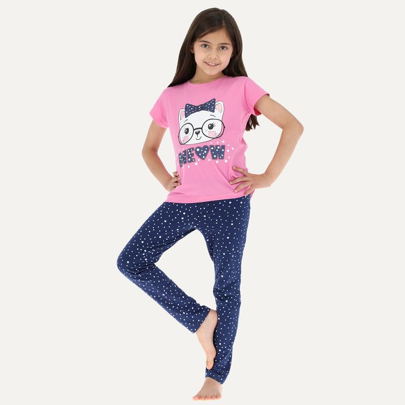 FLORES - Pijama 2P M/Corta - Pantalon