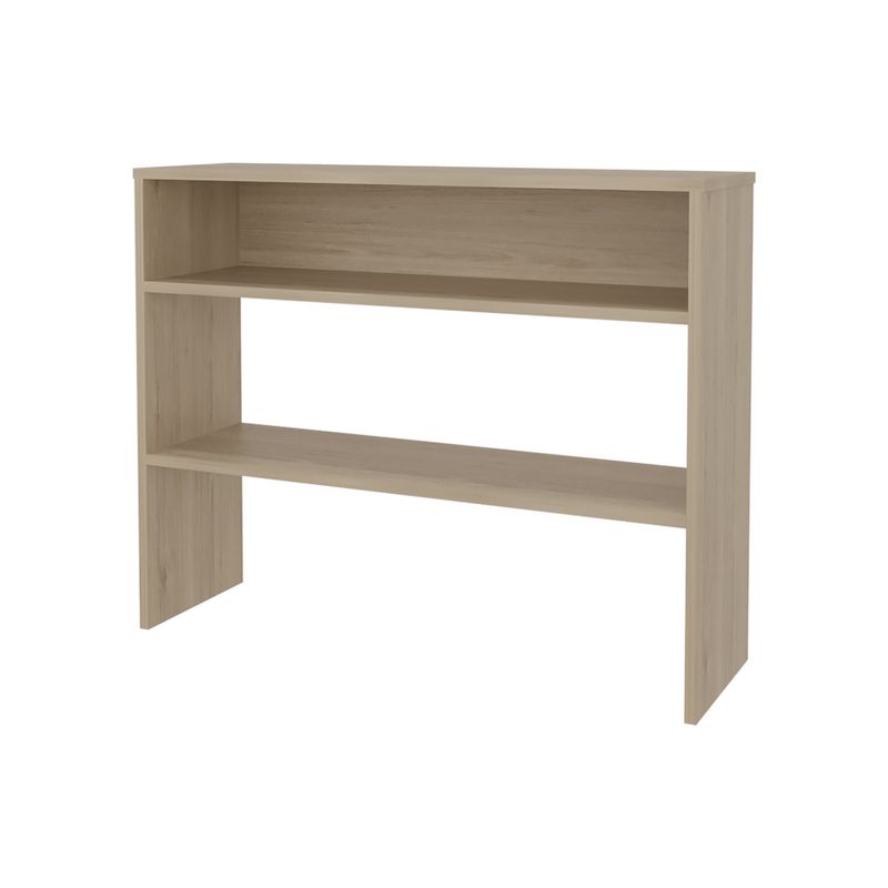 FMFURNITURE - Arrimo 2 Repisas - Café Claro 80x100x30 cm