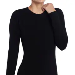 MONARCH - Polera Lana Merino Negro