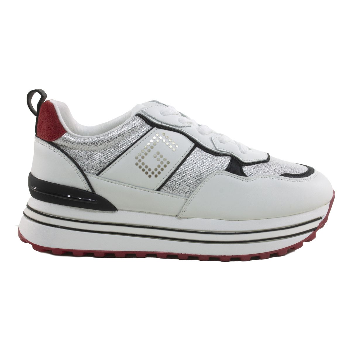 MAILEA - Zapatilla plataforma de ecocuero para mujer blanco