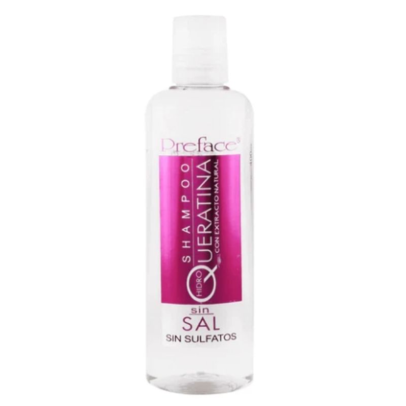 PREFACE - SHAMPOO PREFACE - HIDROQUERATINA - SIN SAL - SIN SULFATOS - 400 ML.