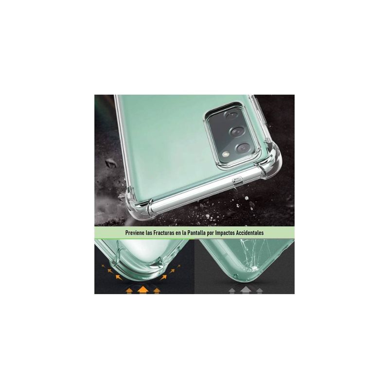 GENERICO - Carcasa Transparente Anticaídas borde reforzado para Samsung S20 FE