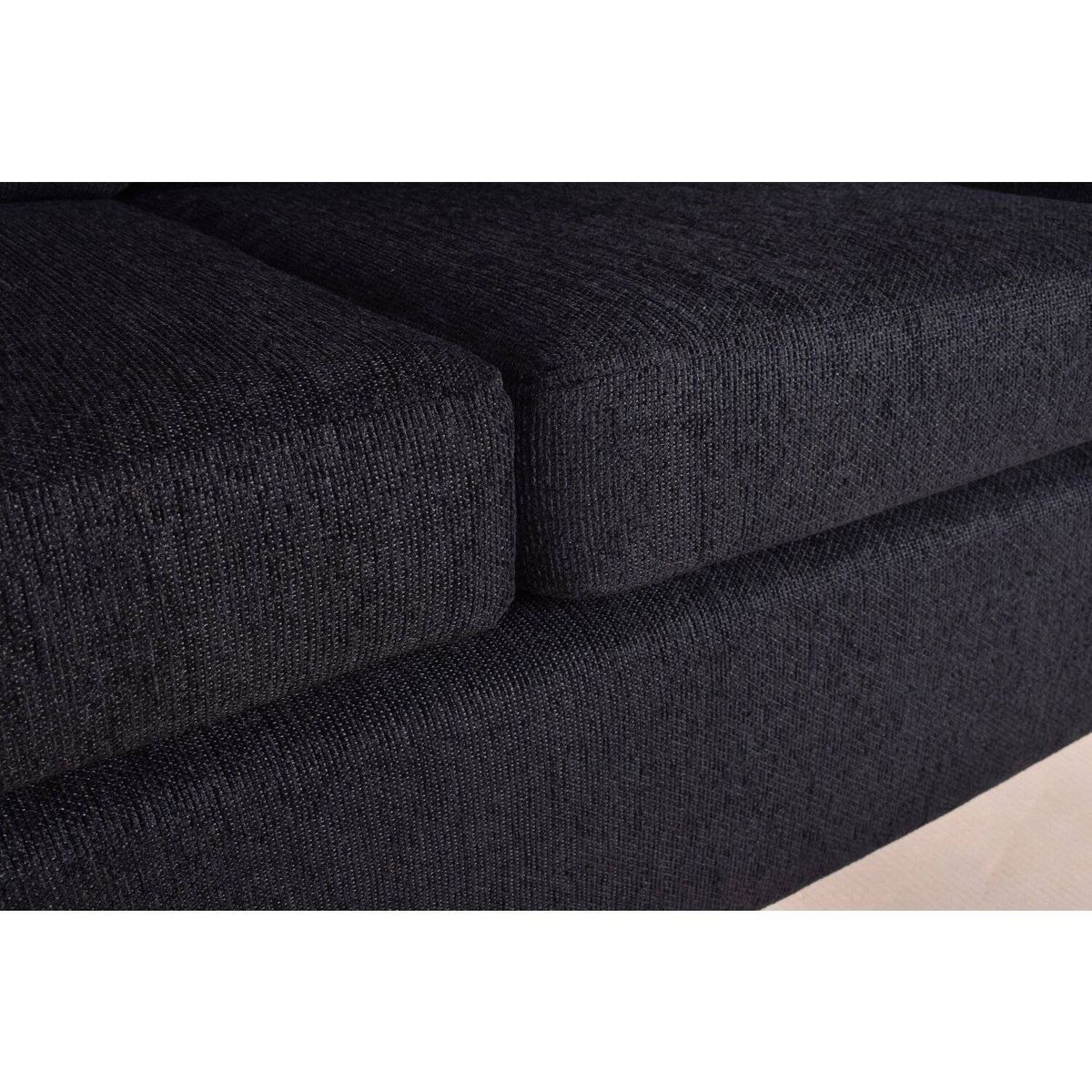 MASEL - Sofá 2c beron chenille 160 x 90 x 100