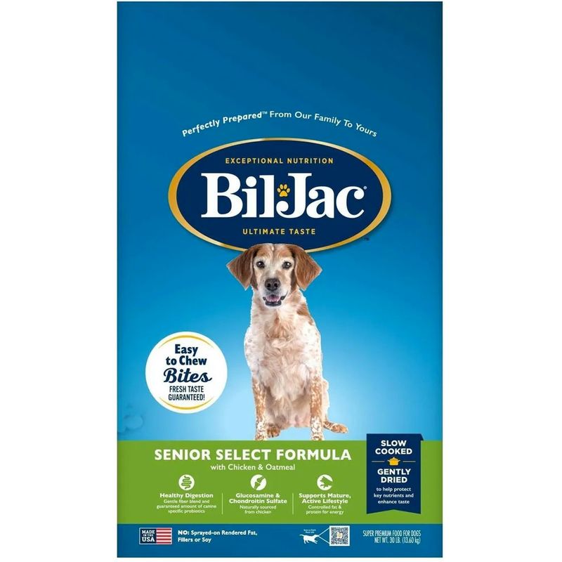 BIL JAC - Alimento Perro Bil Jac Senior Select Pollo/ Avena x 2.7 Kg