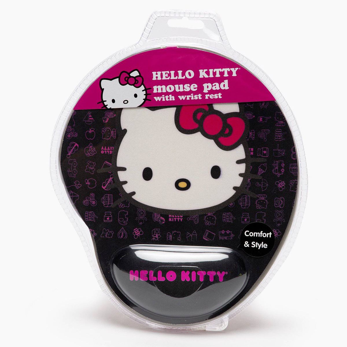 HELLO KITTY - Mouse Pad Gel 74709 Negro Hello Kitty