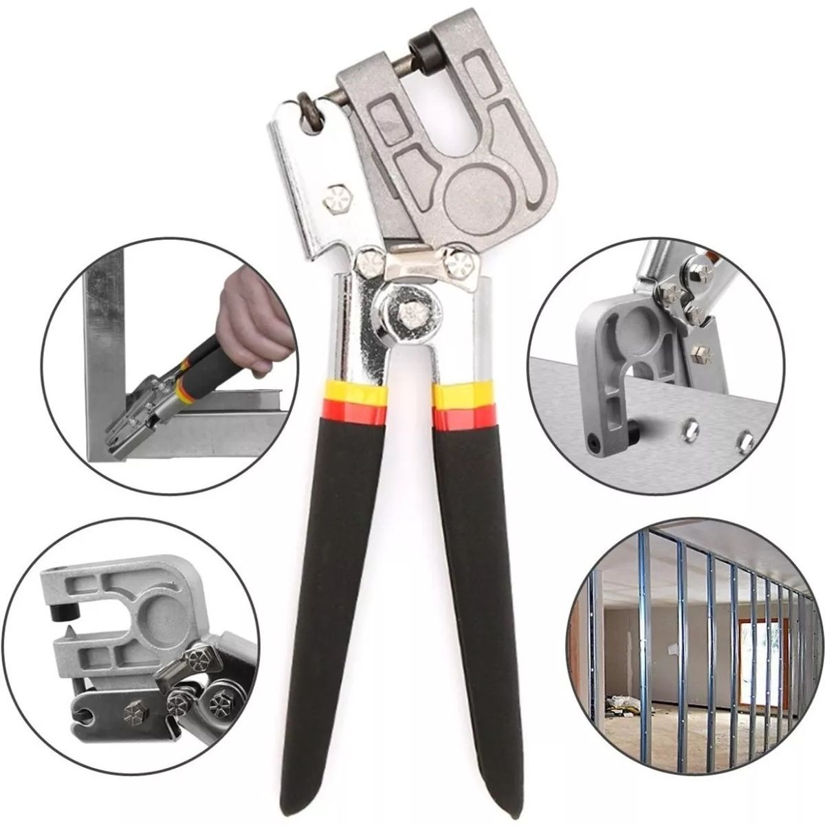 KUANGYE - Punzadora Alicate Prensa Punzón Para Metalcon Montante  Uss