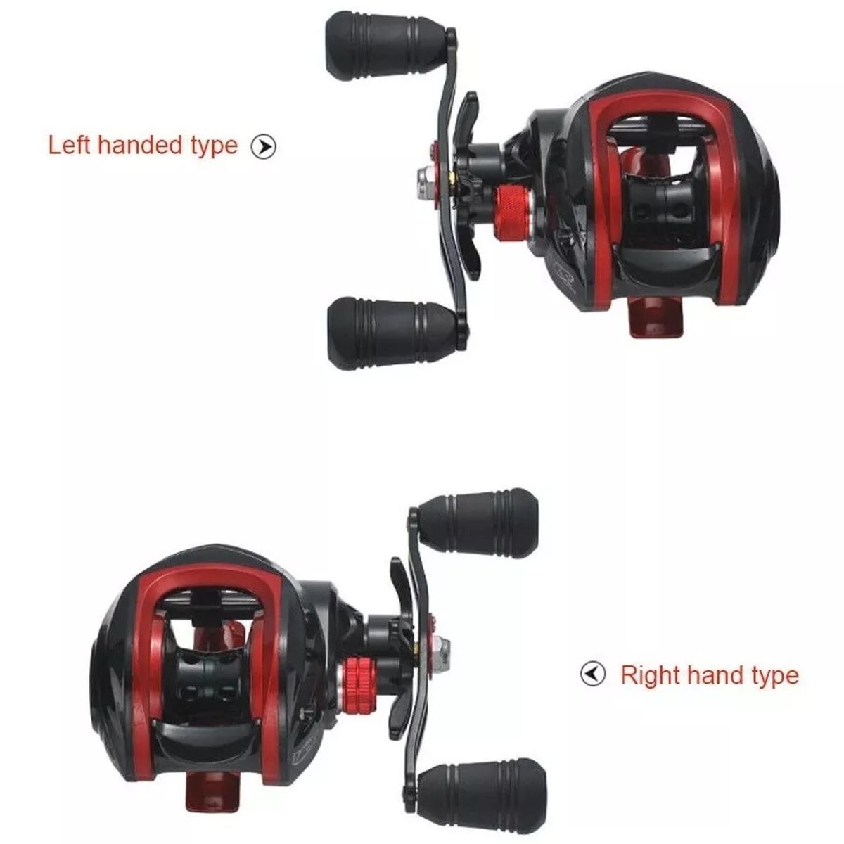 KUANGYE - Carretes De Pesca Rio Lago Mar Alta Velocidad Izquierdo