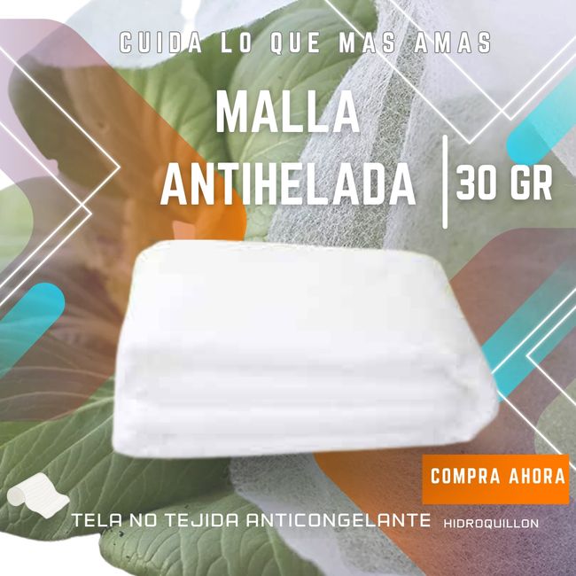 PREMIER - MALLA ANTIHELADA 2.0 X 25M (30GR)