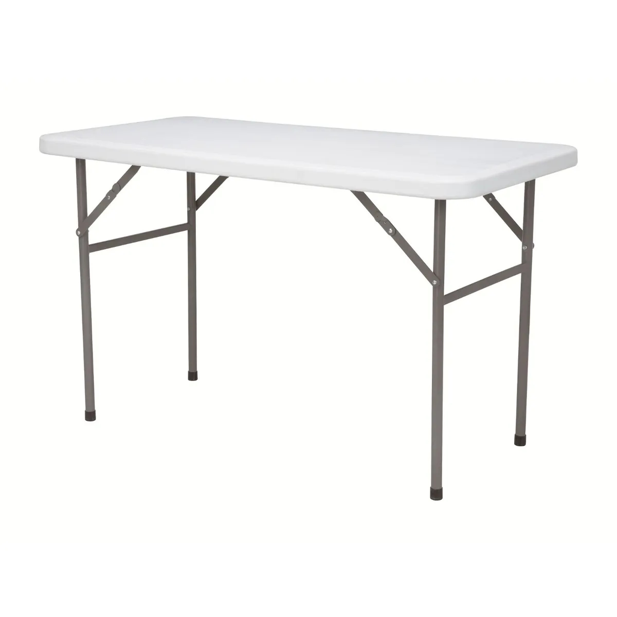 AMUV - Mesa plegable 122x61x74 cm blanca