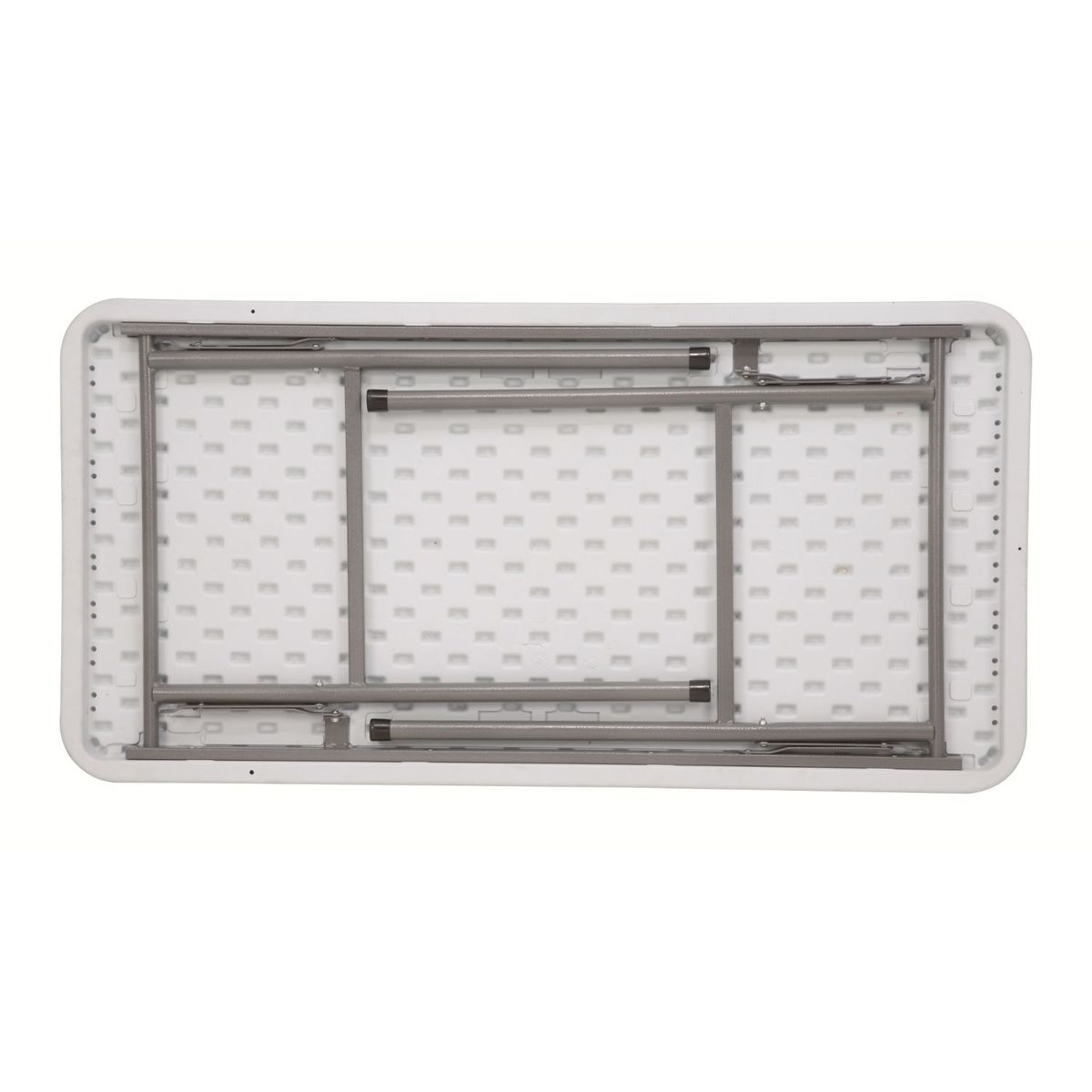 AMUV - Mesa plegable 122x61x74 cm blanca