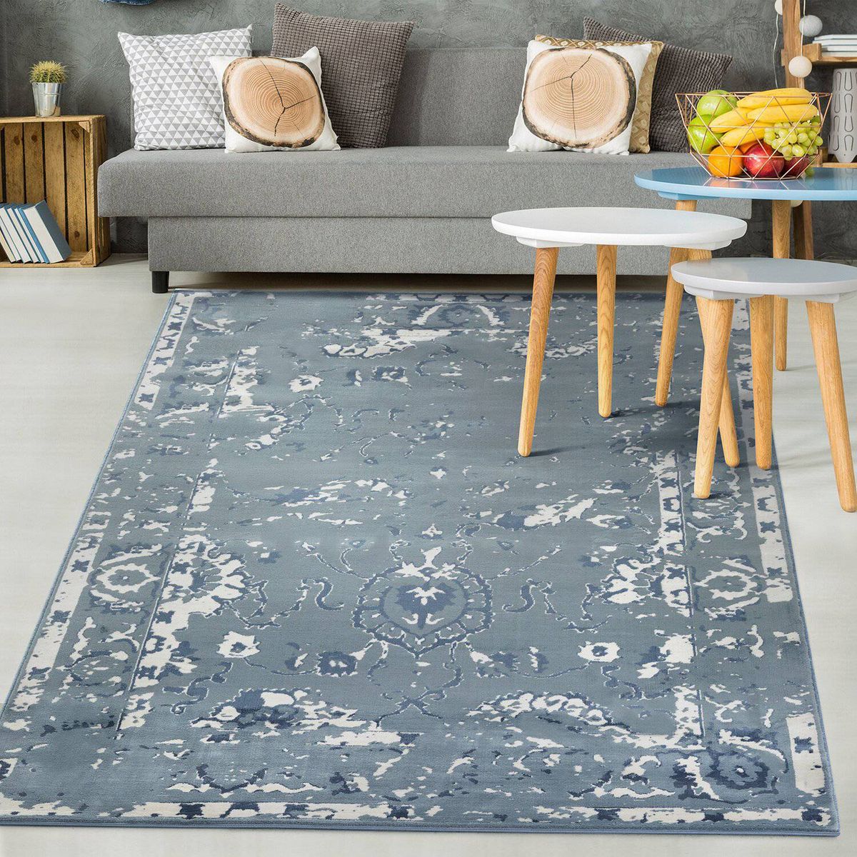 MODA ALFOMBRAS - Alfombra Babil Azul 160 X 230 Cm