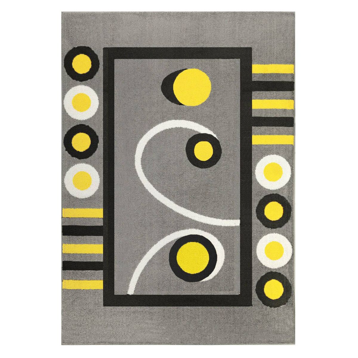 MODA ALFOMBRAS - ALFOMBRA FLORIDA AMARILLA 120 X 180 CM