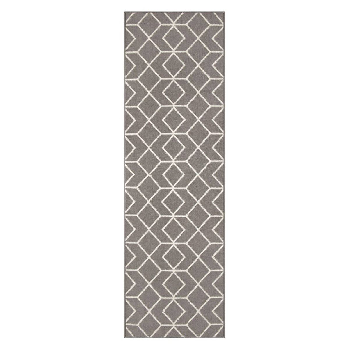 MODA ALFOMBRAS - Alfombra Pasillo Kashan King Gris 66 CM X 430 CM