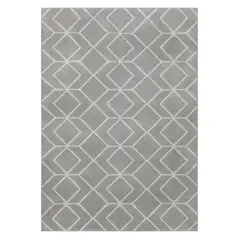 MODA ALFOMBRAS - Alfombra Kashan King Gris Claro 244 X 305  CM