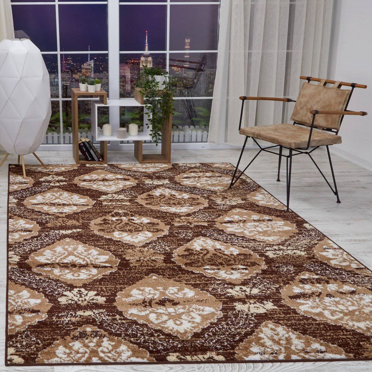 MODA ALFOMBRAS - ALFOMBRA SIESTA CAFÉ 200 X 290 CM