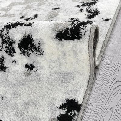 Imagen 2 del producto Bajada de cama florida gris 60 x 90 cm