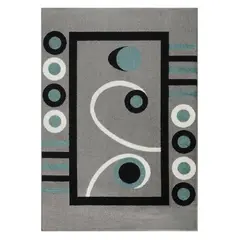 MODA ALFOMBRAS - ALFOMBRA FLORIDA AZUL 160 X 210 CM