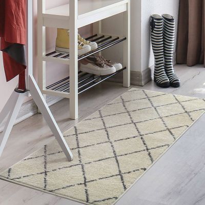 Imagen 2 del producto Bajada de cama florida blanca 50x120